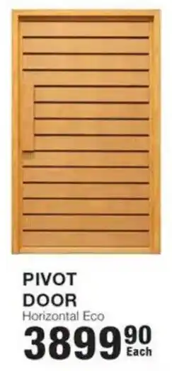 Pivot Door Horizontal Eco