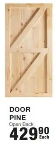 Build It DOOR PINE offer