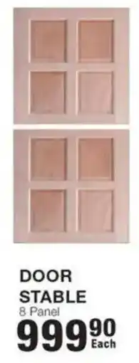 Build It DOOR STABLE 8 Panel offer