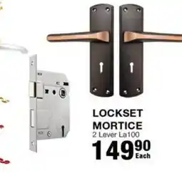 Build It LOCKSET MORTICE 2 Lever La100 offer