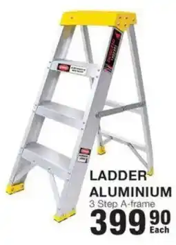 Build It LADDER ALUMINIUM 3 Step A-frame offer