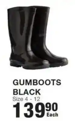 Build It GUMBOOTS BLACK offer