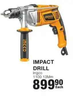 Build It Impact Drill Ingco 1100 13Mm offer