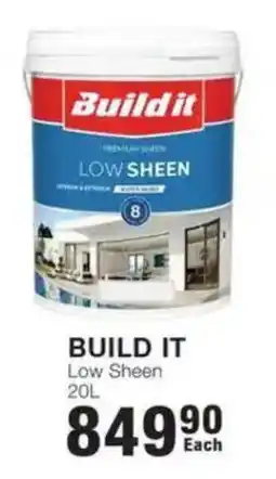 Build It Build it Low Sheen offer
