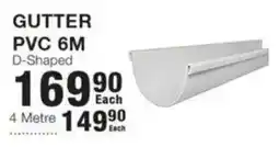 Build It Gutter PVC 6M D-Shaped offer
