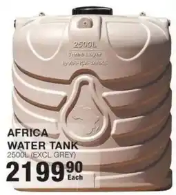 Build It Africa Water Tank offer