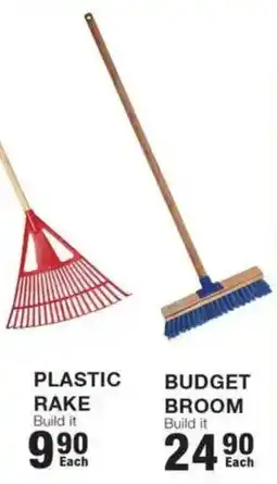 Build It PLASTIC RAKE offer