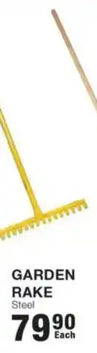 Build It GARDEN RAKE Steel offer