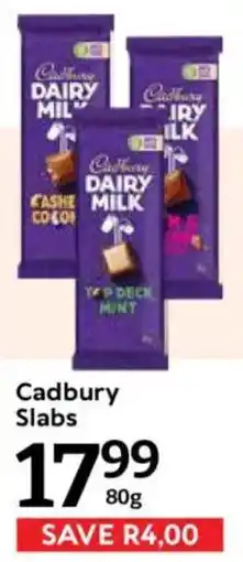 Oxford Freshmarket Cadbury Slabs offer