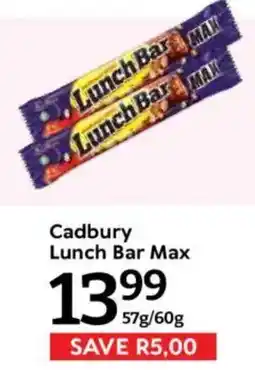 Oxford Freshmarket Cadbury Lunch Bar Max offer