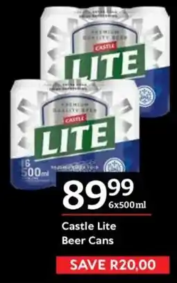 Oxford Freshmarket Castle Lite Beer Cans offer