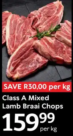 Oxford Freshmarket Class A Mixed Lamb Braai Chops offer