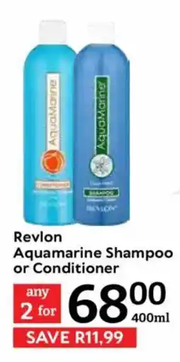 Oxford Freshmarket Revlon Aquamarine Shampoo or Conditioner offer