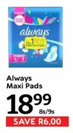 Oxford Freshmarket Always Maxi Pads offer