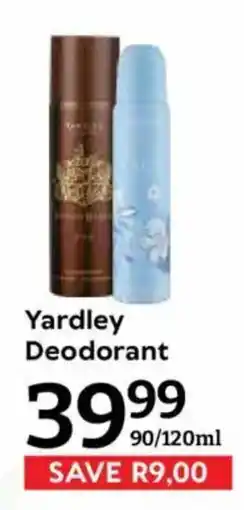 Oxford Freshmarket Yardley Deodorant offer