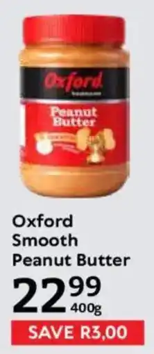 Oxford Freshmarket Oxford Smooth Peanut Butter offer