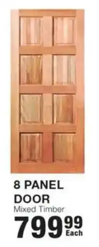 Build It 8 PANEL DOOR Mixed Timber offer