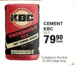 Build It Cement KBC offer