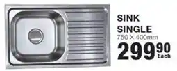 Build It SINK SINGLE offer