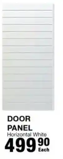 Build It DOOR PANEL Horizontal White offer