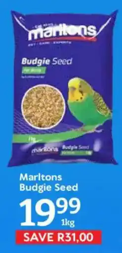 Oxford Freshmarket Marltons Budgie Seed offer