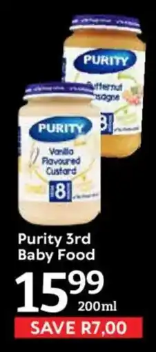 Oxford Freshmarket Purity 3rd Baby Food offer