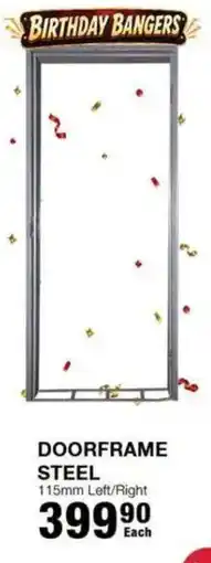 Build It Birthday Bangers DOORFRAME STEEL offer