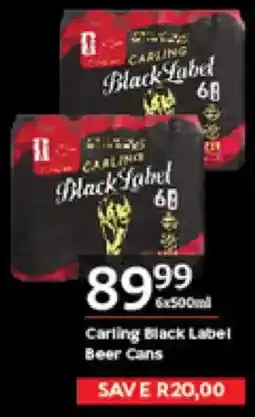 Oxford Freshmarket Carling Black Label Beer Cans offer