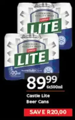 Oxford Freshmarket Castle Lite Beer Cans offer