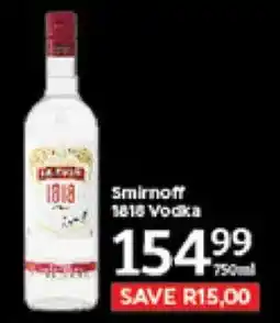 Oxford Freshmarket Smirnoff 1818 Vodka offer
