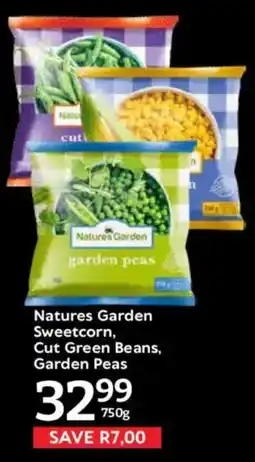 Oxford Freshmarket Natures Garden Sweetcorn, Cut Green Beans, Garden Peas offer