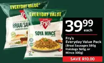 Oxford Freshmarket Fry's Everyday Value Pack offer