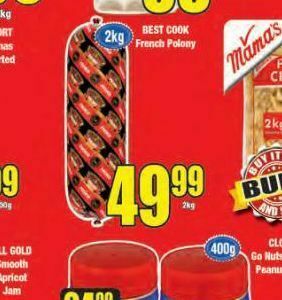 Boxer Best cook polony offer