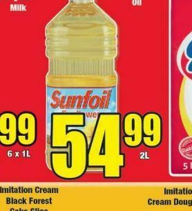 Boxer Sunfoil sunflower oil offer