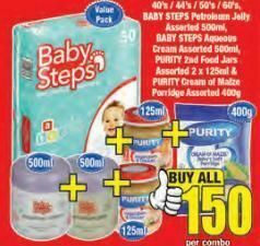 Boxer Purity baby food combo offer