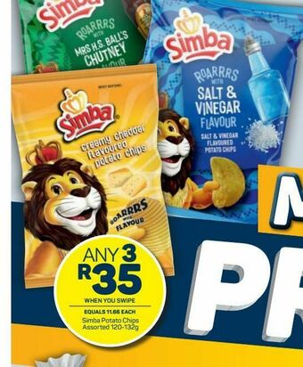 Pick n Pay Simba chips 3 offer
