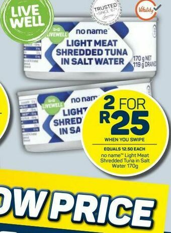 Pick n Pay Tuna in salty water 2 offer