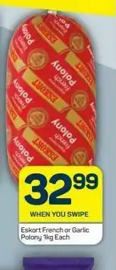 Pick n Pay Eskort polony offer