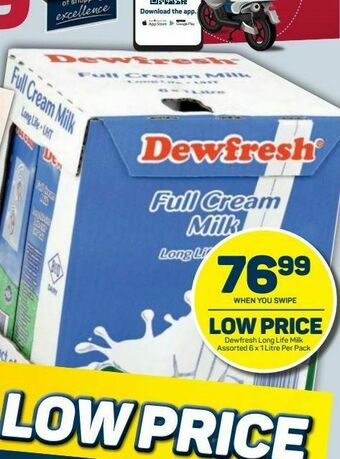 Pick n Pay Hypermarket Dewfresh milk offer