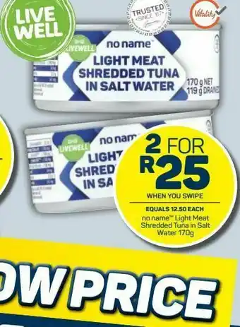 Pick n Pay Hypermarket Tuna in salty water 2 offer