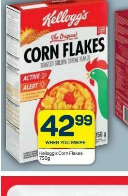 Pick n Pay Hypermarket Kellogg's corn flakes offer