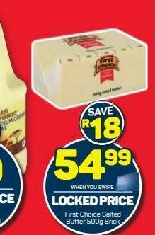 Pick n Pay Hypermarket First choice butter offer