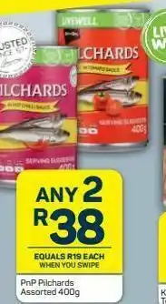 Pick n Pay Hypermarket Pnp pilchards 2 offer