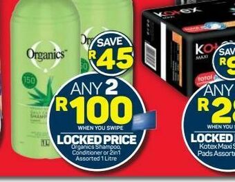 Pick n Pay Hypermarket Organics shampoo 2 offer
