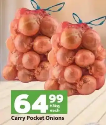 Carry Pocket Onions