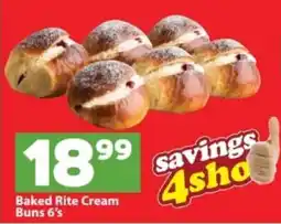 Check Save Baked Rite Cream Buns offer