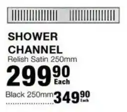 Build It Shower Channel Relish Satin offer