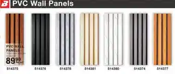 Build It PVC Wall Panels offer
