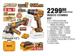 Build It Ingco Combo Kit offer