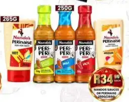 Take 'n Pay Nandos sauces or perinaise offer